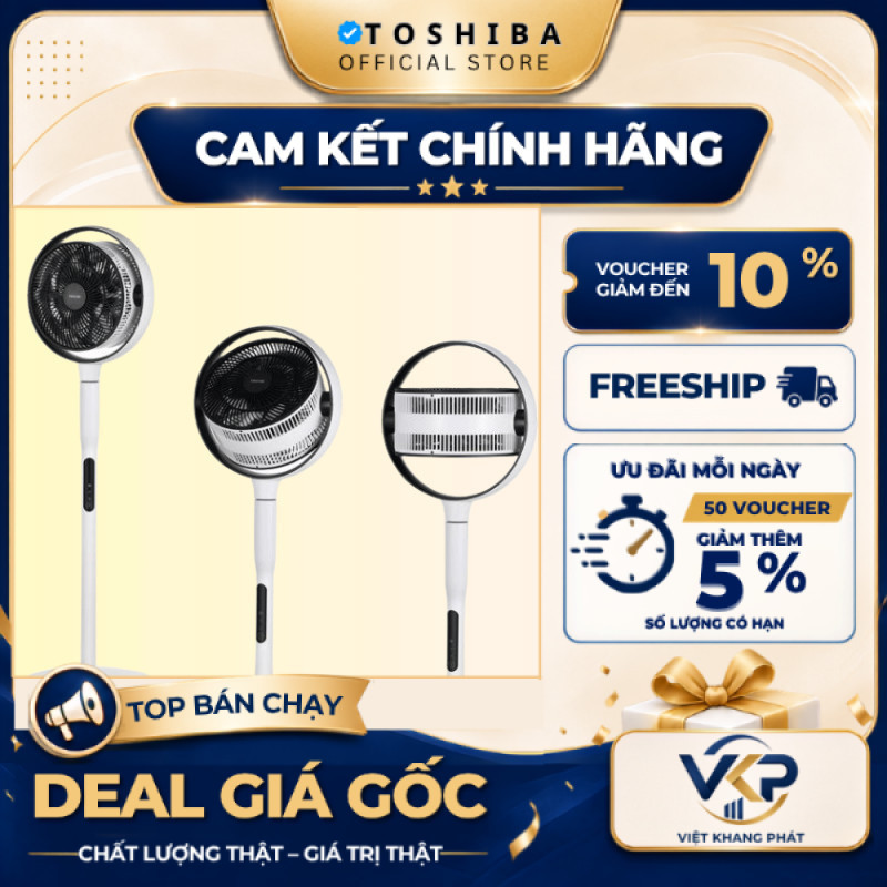 Quạt tuần hoàn Toshiba DSC80XVN/ DSC70XVN/ DSC50XVN/ DSC40XVN- Hướng gió 360 độ - SHOP VKP