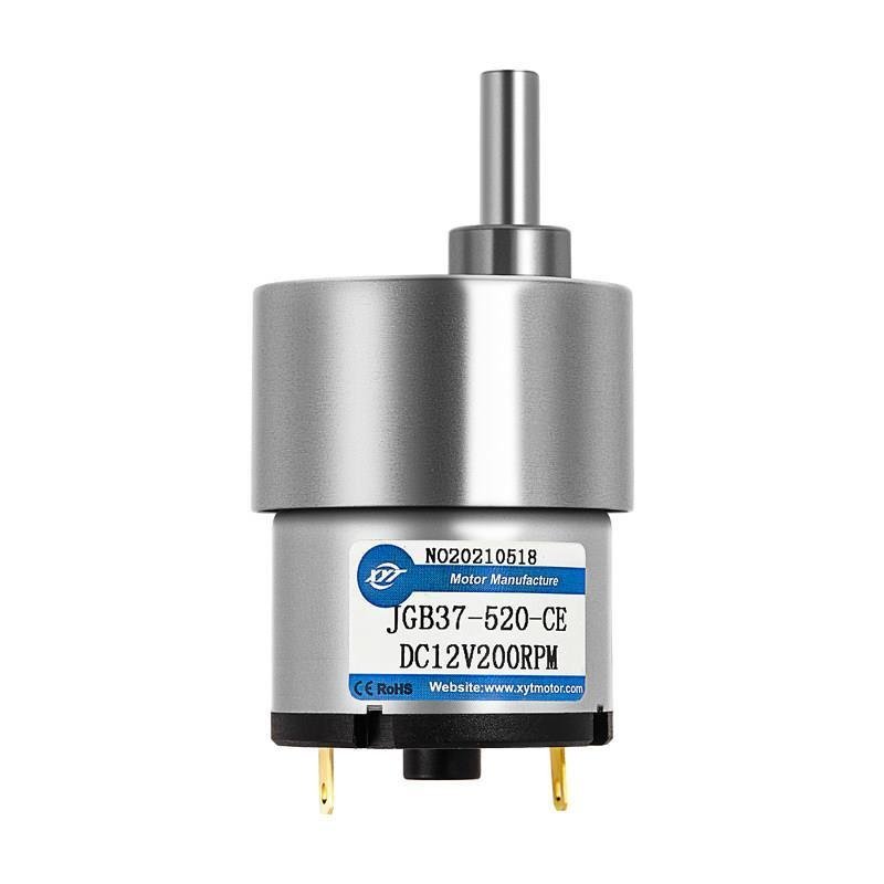 Motor giảm tốc DC JGB37-520 6V 12V 24V mô-men lớn điều tốc tốc độ thấp