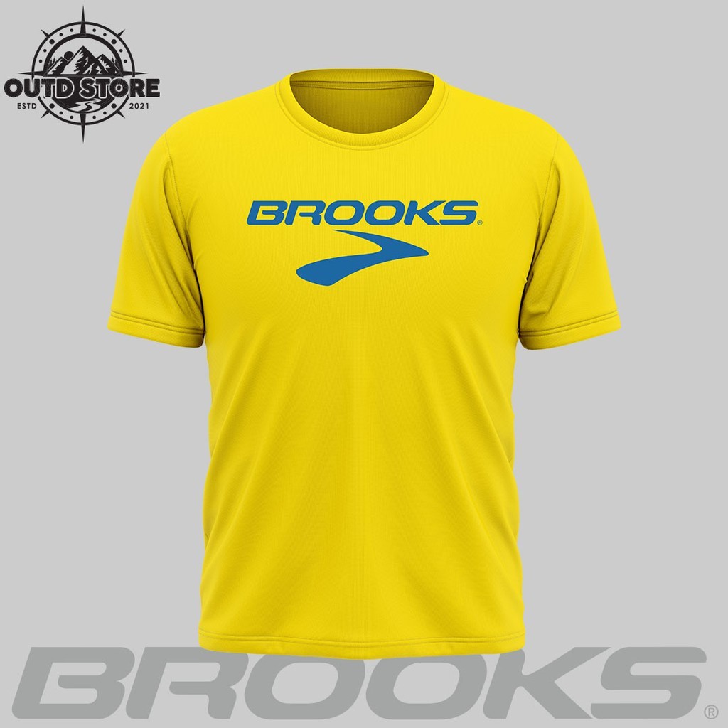 Áo thun Brooks Baju Brooks Baju Áo thun Microfiber