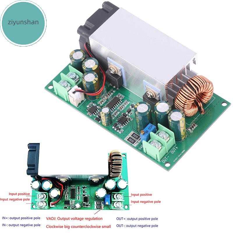 Ziyunshan DC-DC Bộ nguồn bước xuống có thể điều chỉnh 600W Công suất cao 12V-75V sang 5V 19V 21V 24V