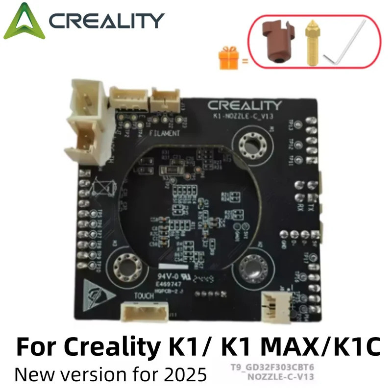 Ban đầu K1C PCBA _ G _ K1-MAX K1 _ T9 _ GD32F303CBT6 NOZZLE-C-V13 HQPCB-2 Bảng điều hợp PCBA Đột phá