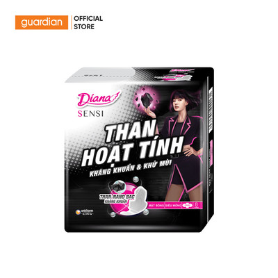 Băng Vệ Sinh Than Hoạt Tính Siêu Mỏng Diana Sensi 8 Miếng | Guardian Việt Nam