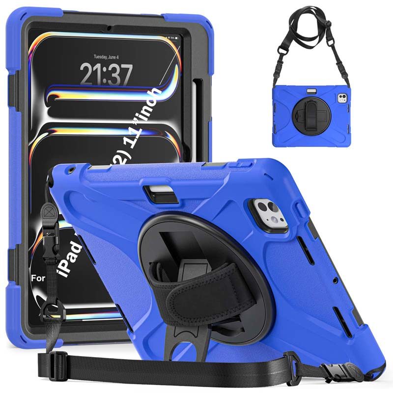 Ốp lưng chống sốc lai cho 2025 iPad Pro 11 inch M5 A3357 A3358 A3359 Vỏ chống rơi M4 A2836 A2837 Giá