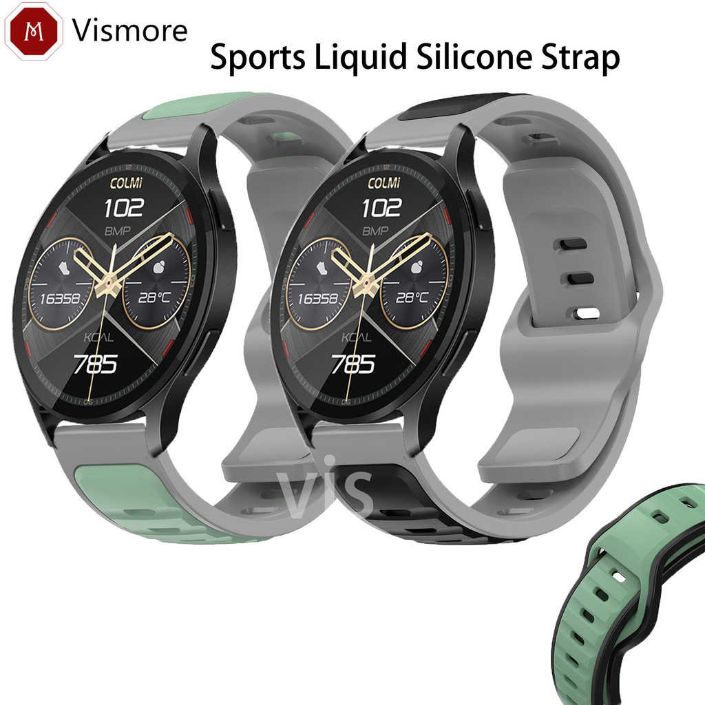 Dây đeo silicon lỏng 20mm 22mm cho COLLI P60 / P68 / P78 / P82 / P8 / P9 / P28 / P73 / P76 / P81 Plu