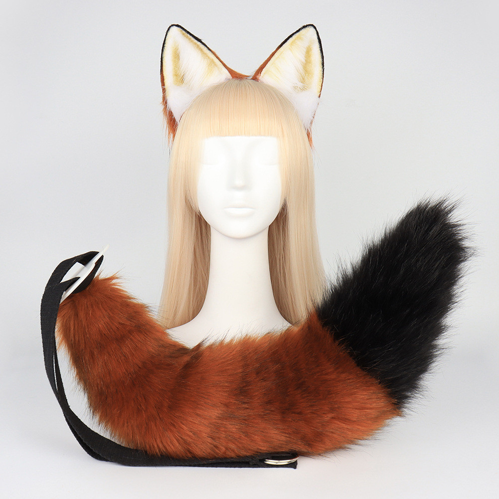 Bộ trang phục cosplay nhân vật Nick Fox Zootopia với tai và đuôi quái vật