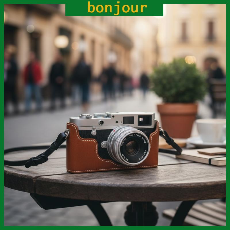 Vỏ đế máy ảnh bằng da BON cho GFX100RF để thay thế và gắn chân máy