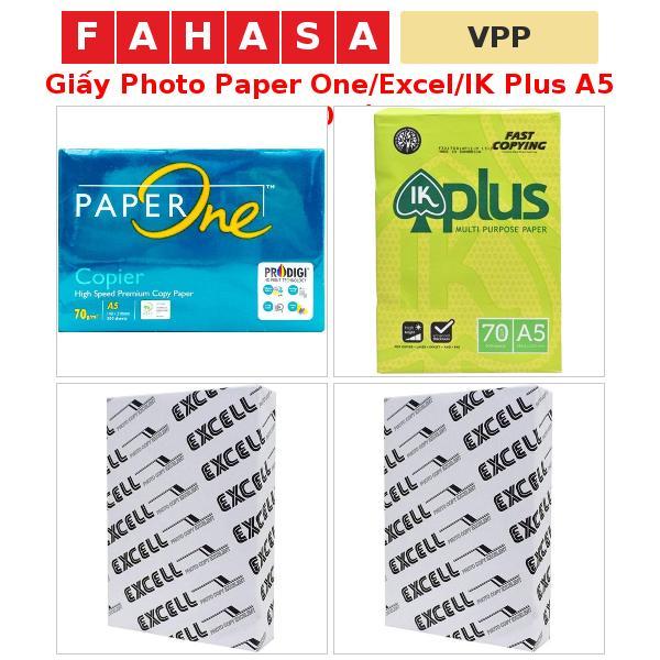 Giấy Photo Paper One/Excel/IK Plus A5 (500 Tờ)
