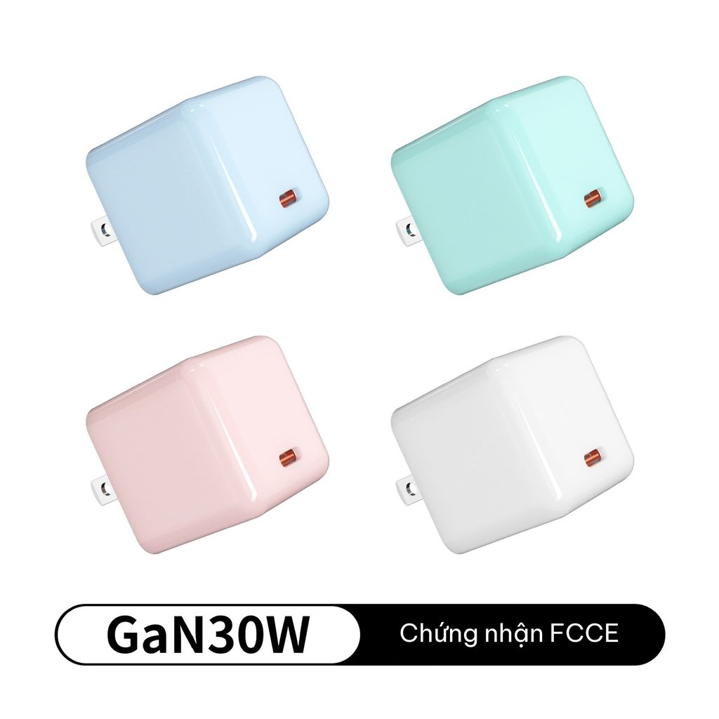 pd30w nitride điện thoại sạc nhanh cho iphone 8-17 điện thoại android