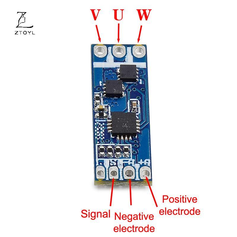 Ztoyl 1S-2S 6A Micro Brushless Motor Driver Board Ổ đĩa điều chỉnh điện cho 1104 1106 1306 1407 1503
