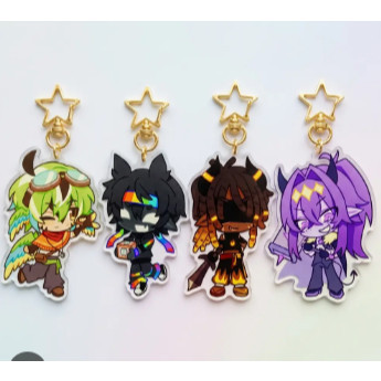 Unstable Universe Protag Epoxy Keychain- decor shop