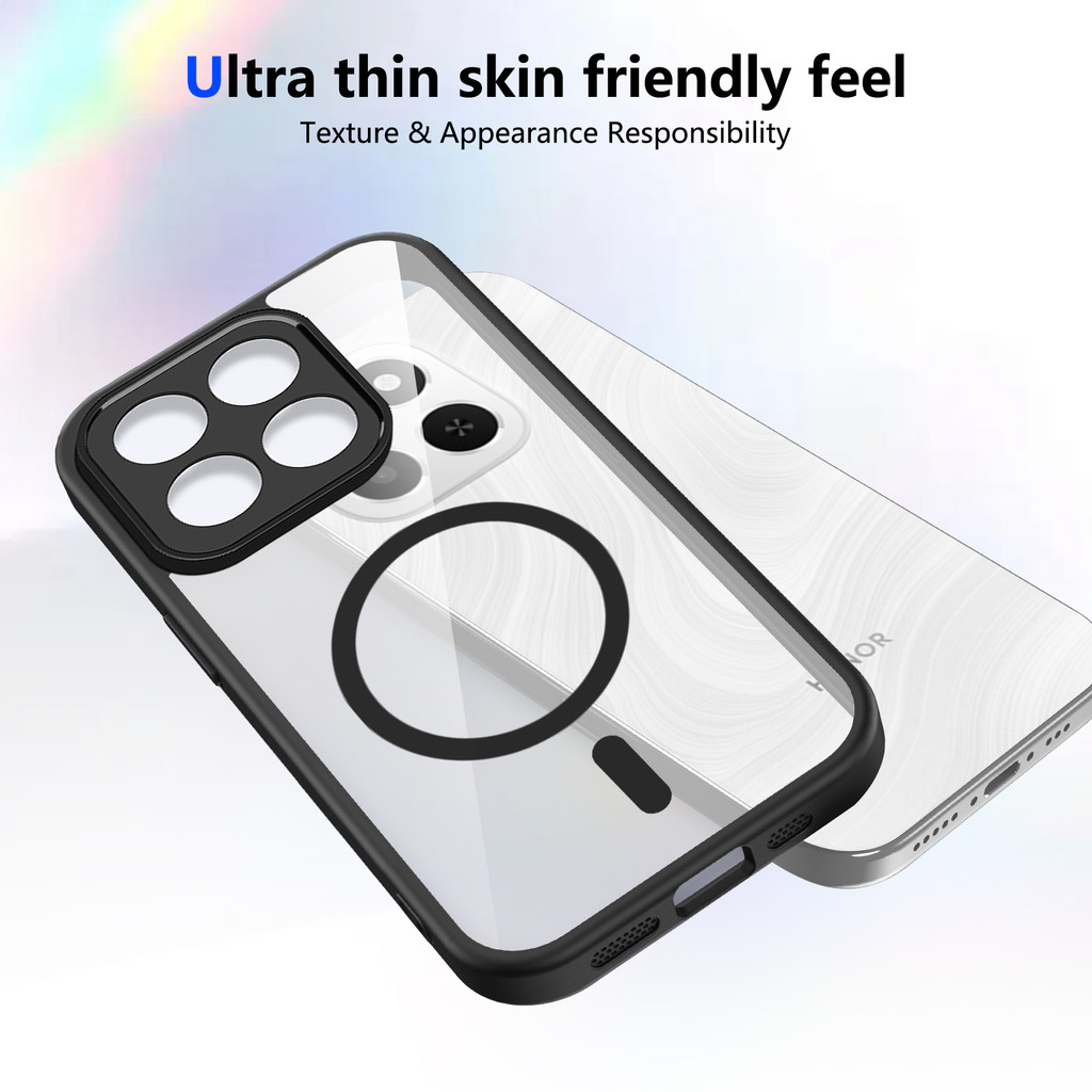 Ốp lưng Honor X8C Vỏ từ tính trong suốt mờ cho vỏ điện thoại Honor X8C