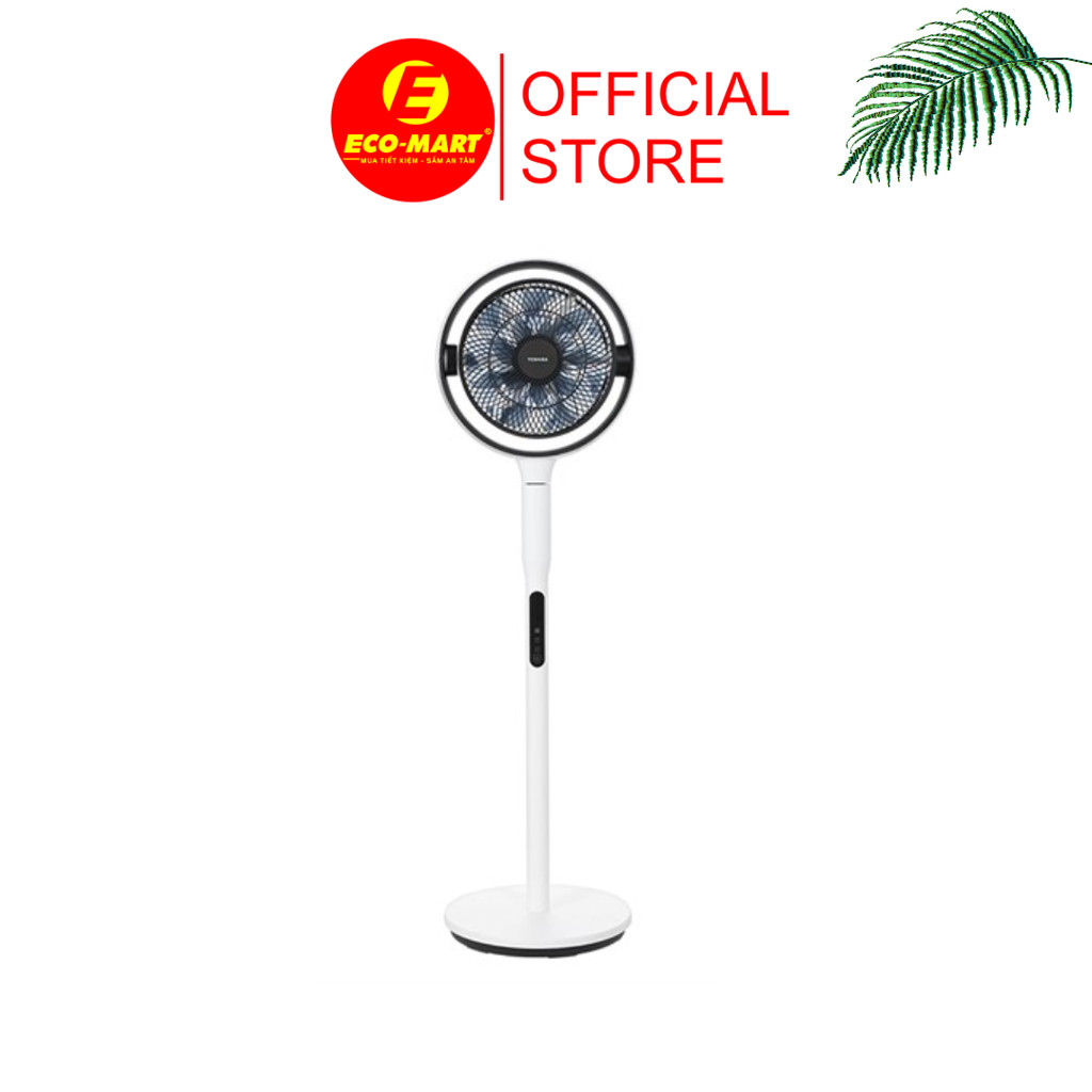 Quạt tuần hoàn Toshiba F-DSC80XVN(W) 25W trước 7 cánh sau 9 cánh có lắp đặt