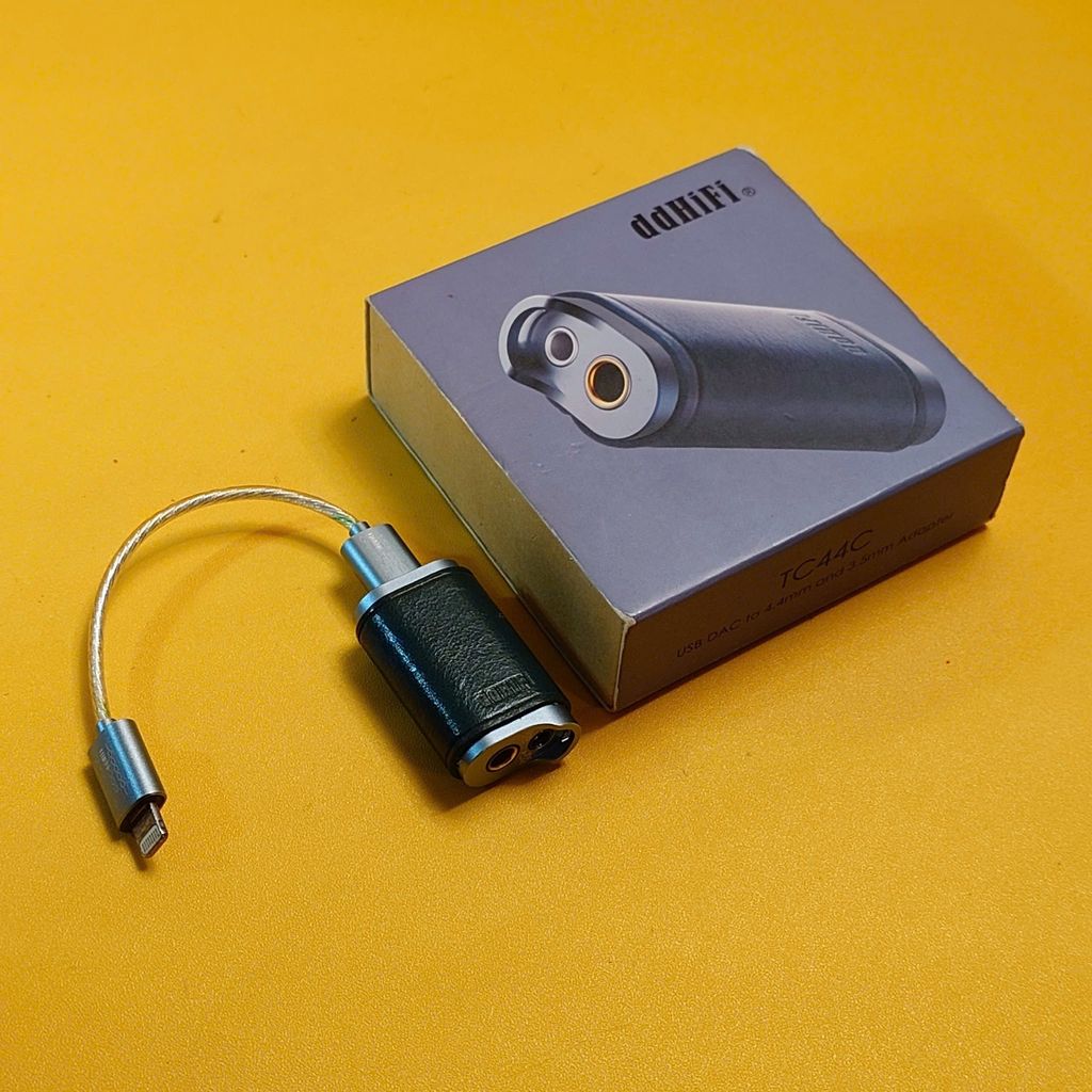 DAC/Amp ddHiFi TC44 Lightning cũ Fullbox - Giải mã di động nhỏ gọn cho iPhone