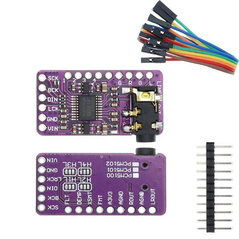 Alittlesetrtu PCM5102 I2S DAC Module Cho Raspberry Pi PHÁT Bảng Âm Thanh Kỹ Thuật Số VN