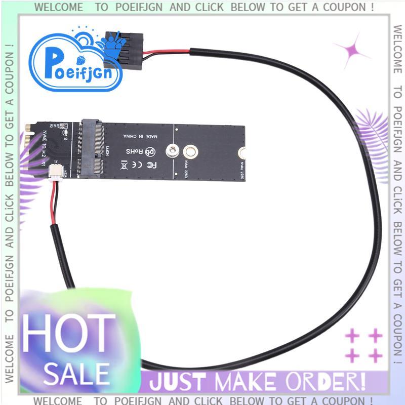 Bộ chuyển đổi cổng SSD NGFF M.2 A + E sang NVMe PCI-E cho thẻ không dây AX200 AX210 8265 7260AC WiFi