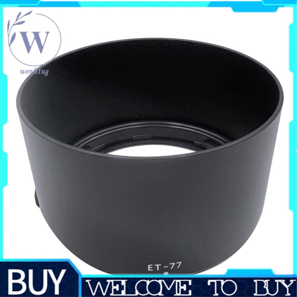ET77 Lens Hood Tấm che nắng tròn Thay thế ET-77 cho 85Mm F / 2 Macro là STM, 85 mm F2 MACRO là STM