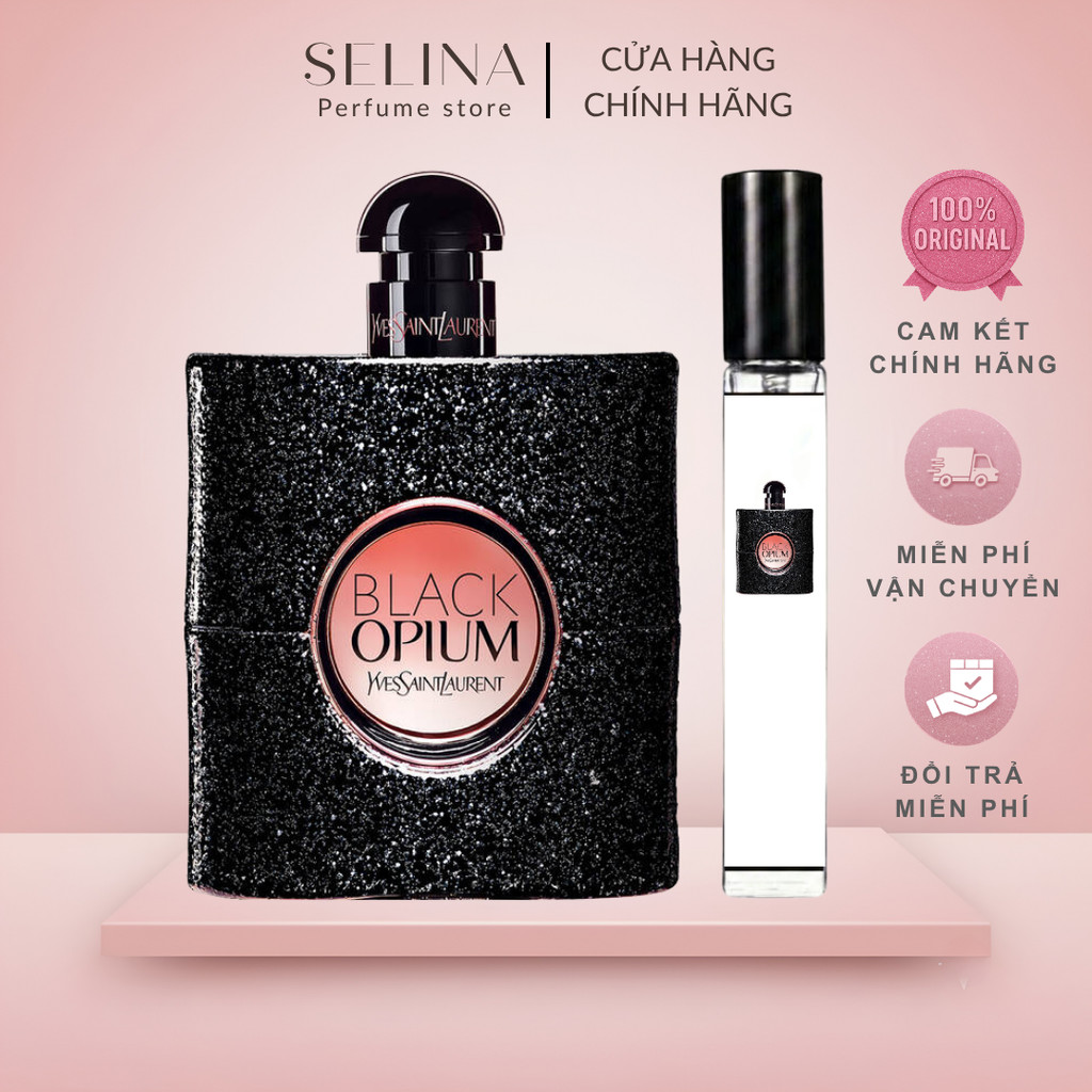 [Chính hãng] Nước Hoa Nữ Chiết 10ml YSL Black Opium EDP Cá Tính, Gợi Cảm & Lôi Cuốn