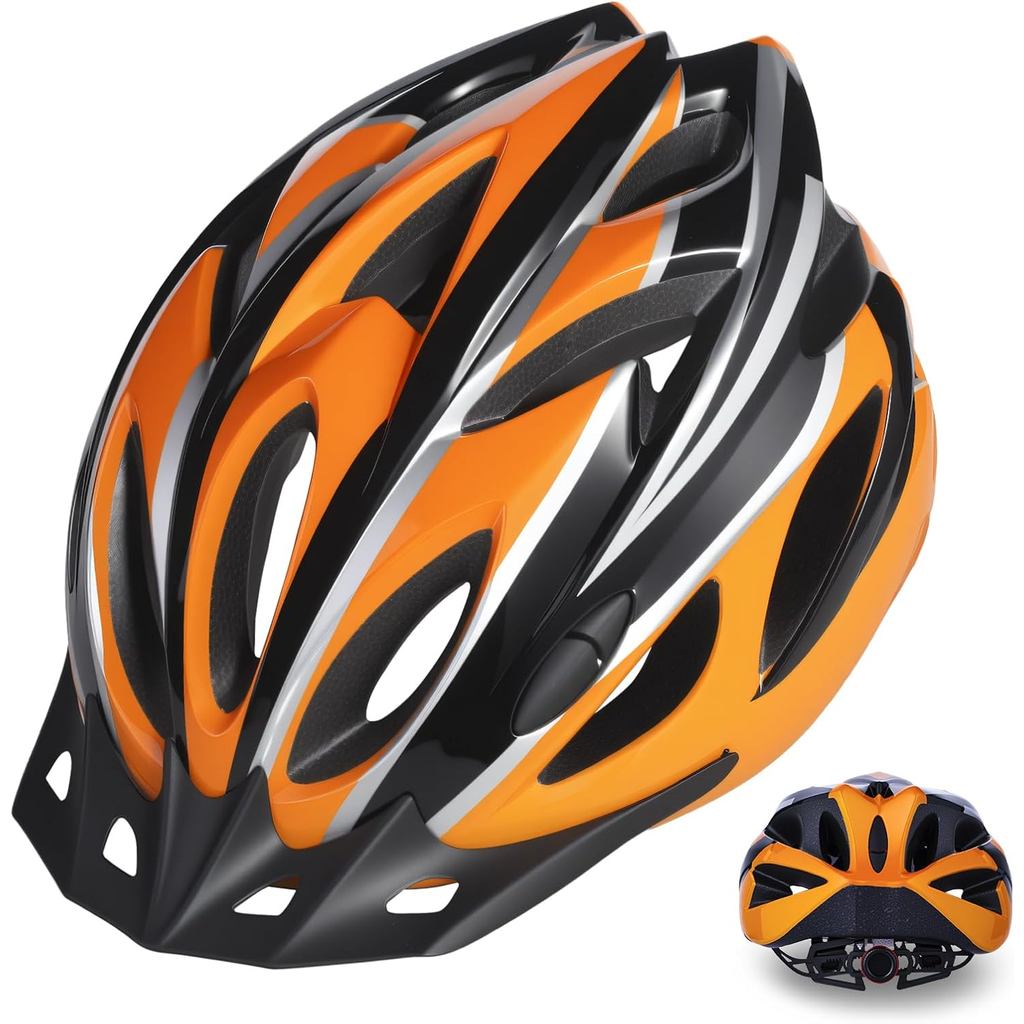 Zacro Adult Bike Helmet, Lightweight Bicycle Helmet with Removable Pads and Visor, CPSC Certified Sa