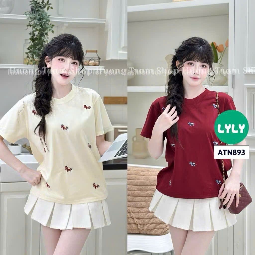 Áo phông Nữ, Áo phông NƠ , Áo phông phom rộng tay lỡ chất cotton su mịn đẹp-chang3158