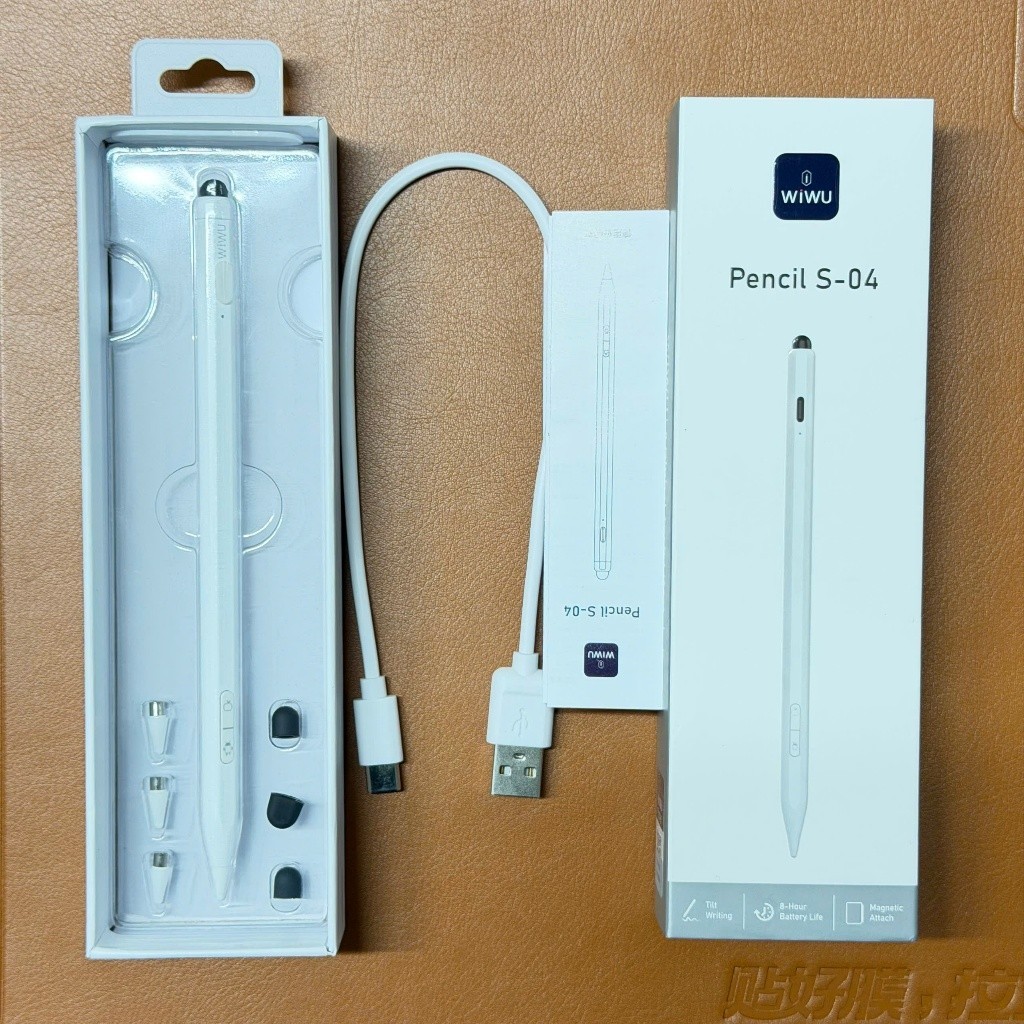 Bút Cảm Ứng WIWU Pencil S-04 Cho iPad, Samsung, Máy Tính Bảng Android - Viết Vẽ Mượt, Hít Nam Châm