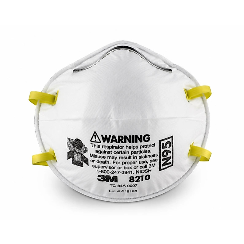 3M Particulate Respirator Face mask N95 3M 8210, part number: 3M.8210