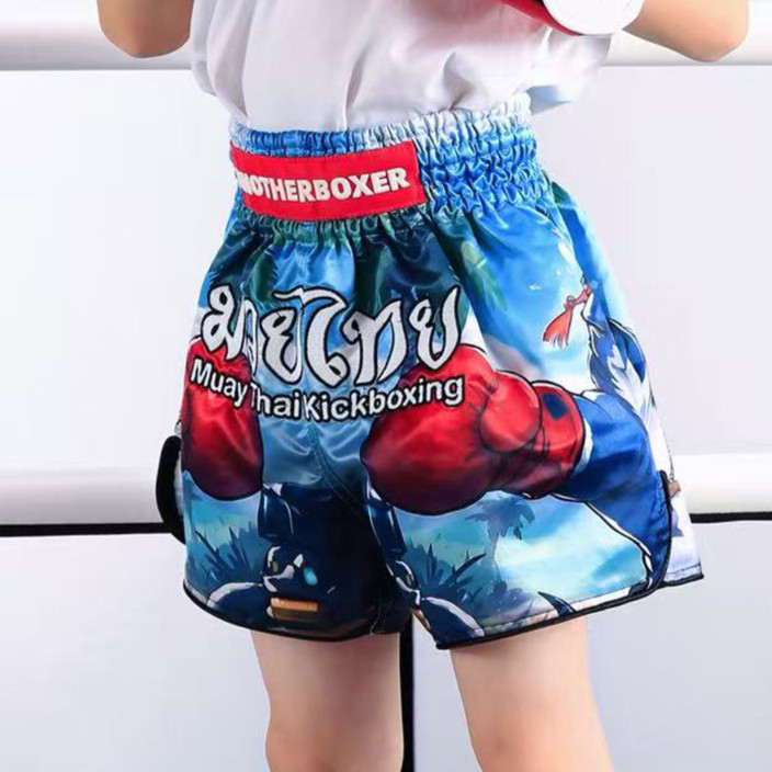Anotherboxer Children's Fight Set Boxing Children's Training Professional Competition Muay Thai Shor