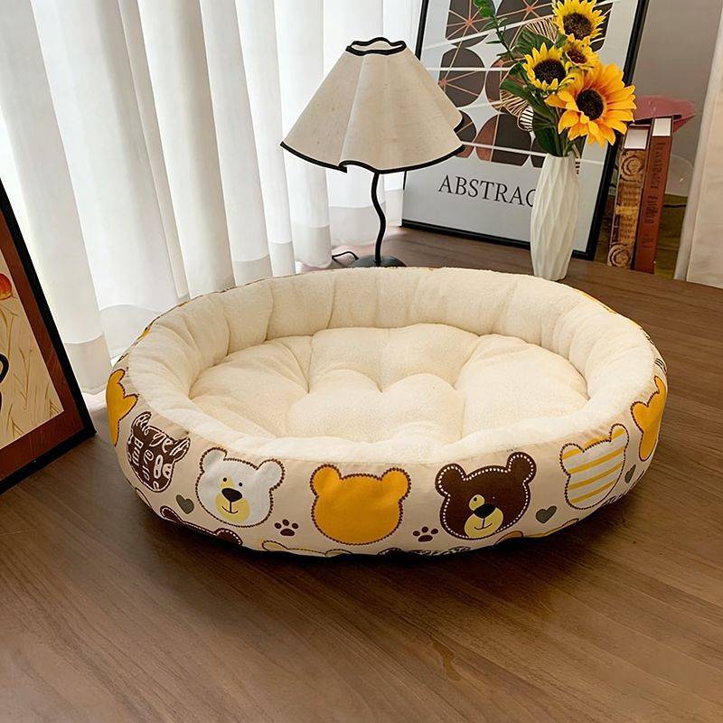 Kennel Four Seasons Universal Washable Dog Mattress Medium Large Dog Cat Sleeping Mat Summer Thick a