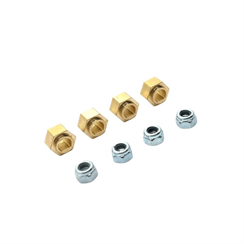 Dành Cho MJX HYPER GO H18P 7mm * 5.5mm Đồng Bánh Xe Lục Giác Hub Adapter Lục Giác Với Đai Ốc Nối Dài