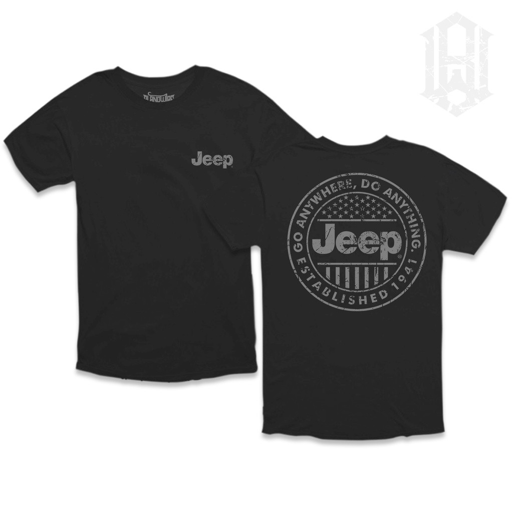 Áo thun nam Jeep Distro | Áo thun nam ngoài trời Jeep | Áo thun địa hình 4x4 | Áo thun ô tô giới hạn