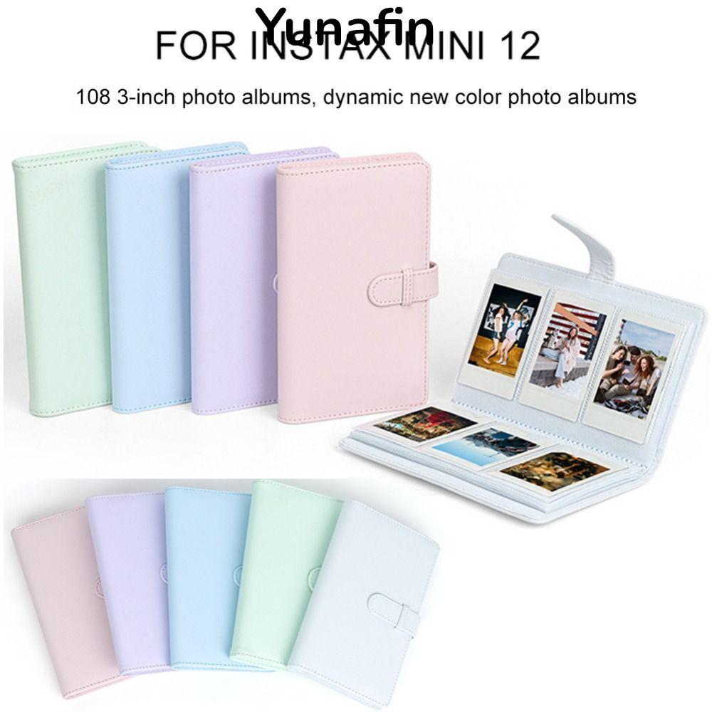 YUNAFIN Phim Camera Tem Vé Giấy Ảnh Lưu Trữ 3 inch Cho Fujifilm Instax mini 12