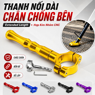 Thanh Nối Dài Chân Chống Bên Extended Length Hợp Kim Nhôm CNC Chống Nghiêng Xe Máy
