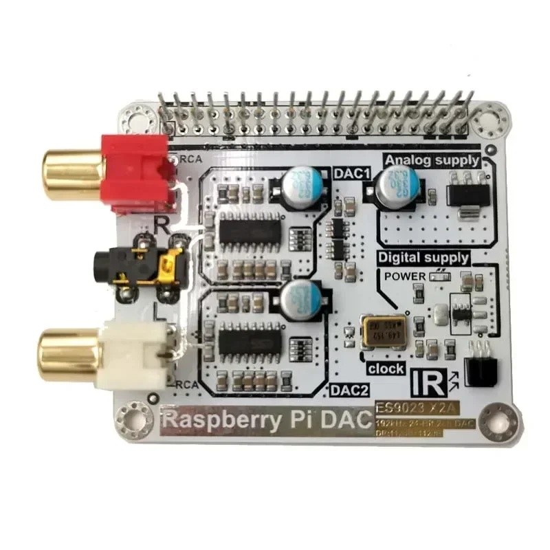 Chế độ Volumio mới Raspberry Pi DAC HIFI Dual ES9023 Giải mã DAC I2S Board + Điều khiển từ xa Y