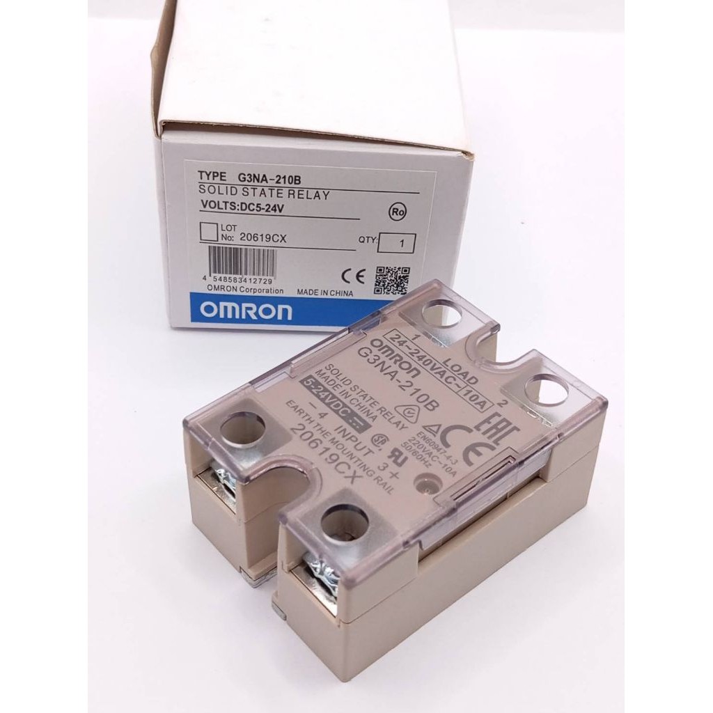 Tùy chọn rơle thể rắn G3NA-210B 200-240VAC 5-24VDC Thiết bị điều khiển Bảo vệ pha công nghiệp
