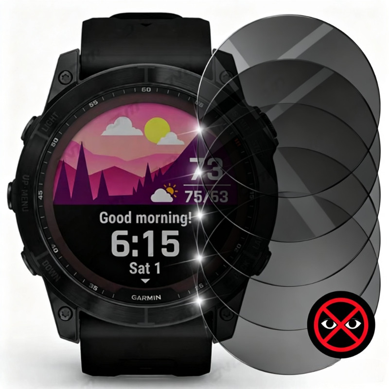 1-3 Chiếc Chống Gián Điệp Riêng Tư Kính Cường Lực Cho Garmin Vivosport Trend Sport Vivoactive HR Ven