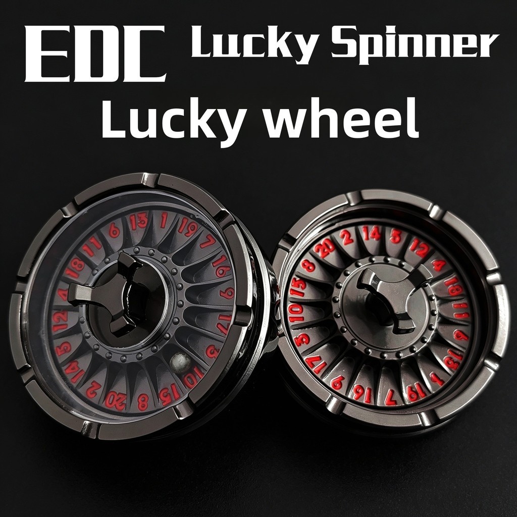 EDC Kim Loại Lucky Roulette Lòng Bàn Chuột Quyết Định Để Bàn Roulette Linkage Fidget Spinner Đồ Chơi
