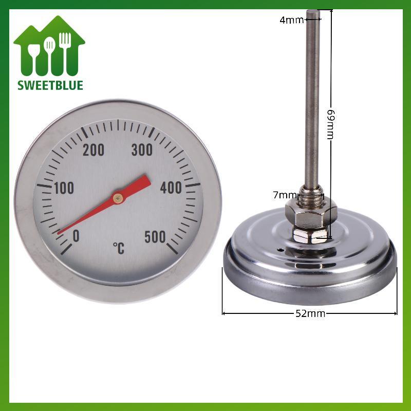 SWEET BBQ 0-500C Lò nướng Bimetallic Nồi đo nhiệt độ để nướng n