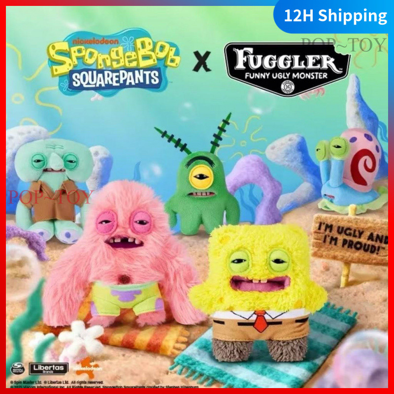 SpongeBob SquarePants × Fuggler Funny Ugly Monster Plush plush doll pendant keychain collectible fig