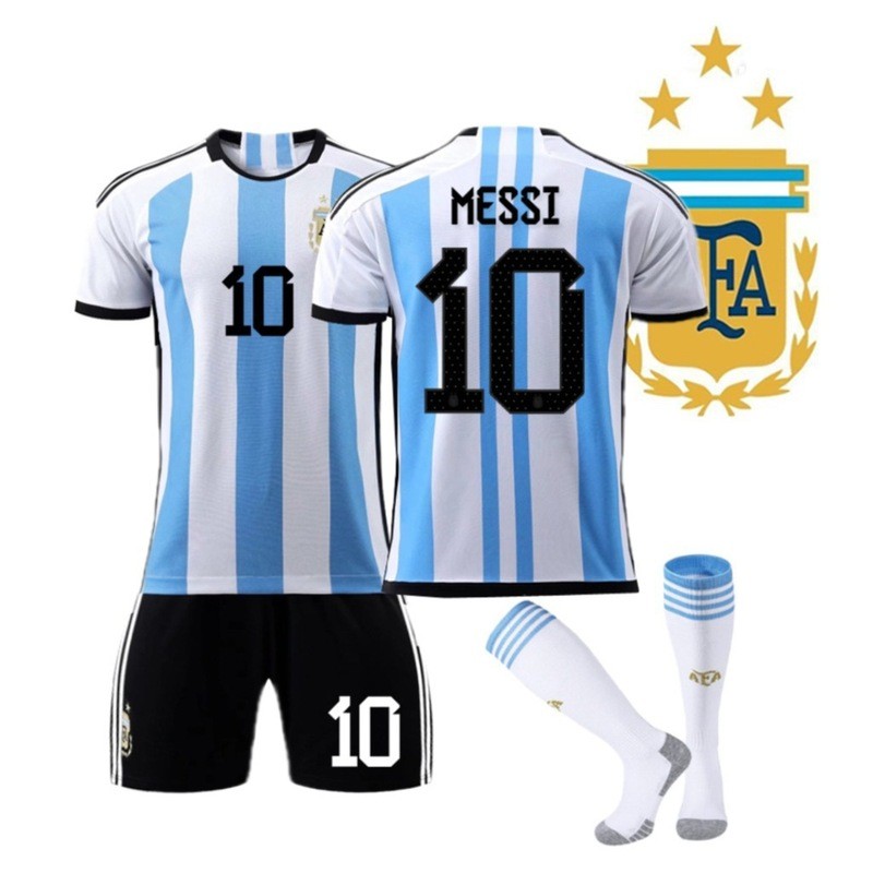 Nhà vô địch Samsung Argentina Số sân nhà 10 Macy No. 11 Áo bóng đá World Cup DiMaria Jersey 2223