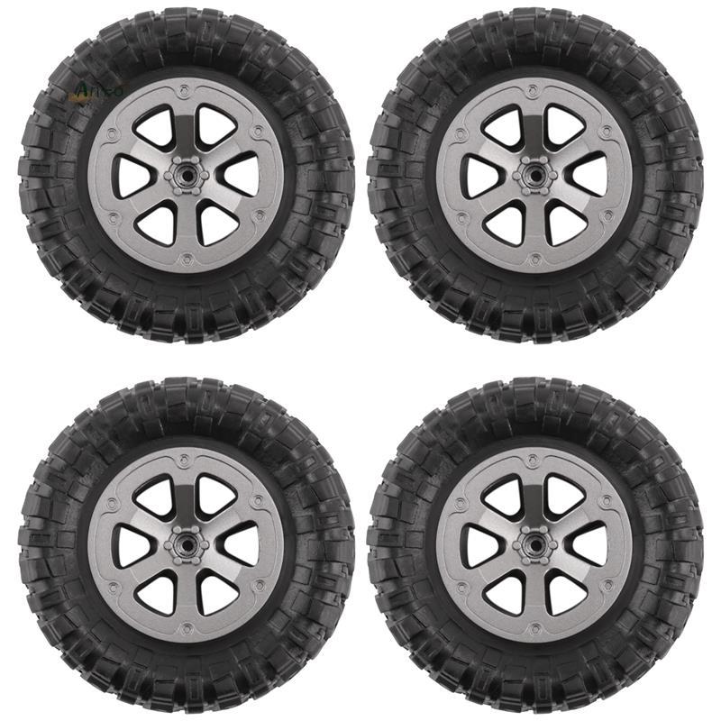 4 Bánh Xe Lốp 73mm Cho C14 C24 B24 B36 MN D90 MN-90 MN99S FY003 FY004 RC Xe Nâng Cấp Phần Phụ Kiện