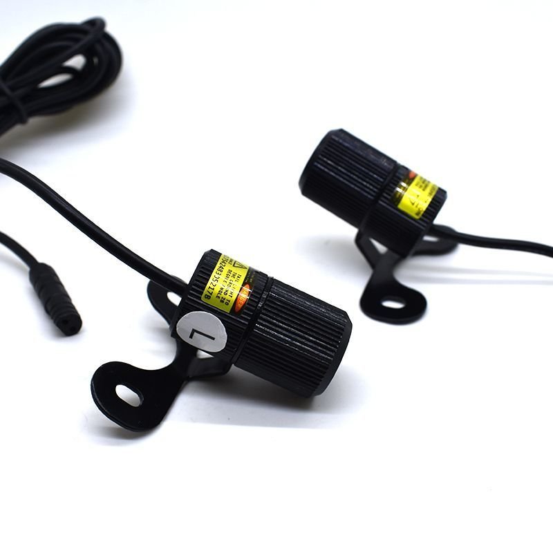Đèn xe điện LED siêu sáng đèn chiếu logo xe máy gầm xe phụ kiện độ chế xe đạp điện chuyên dụng giao 