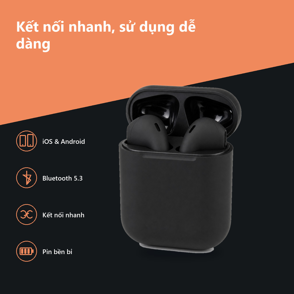 Tai Nghe Bluetooth TWS KIMISO AA2 V5.3 Âm Thanh HIFI Nhét Tai Chống Mồ Hôi Chơi Game Thể Thao