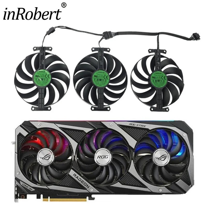 A95MM T129215Thay thế quạt làm mát SU CF1010U12S DC12V cho ASUS ROG Strix RTX 3070 3080 3090 3060Ti 