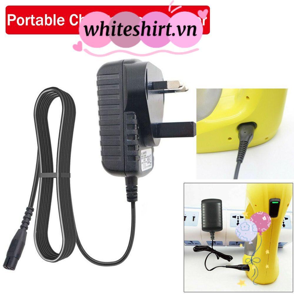 Bộ chuyển đổi máy hút bụi WHITESHIRT cho phích cắm Karcher Điện áp kép cho bộ sạc Karcher cho Karche