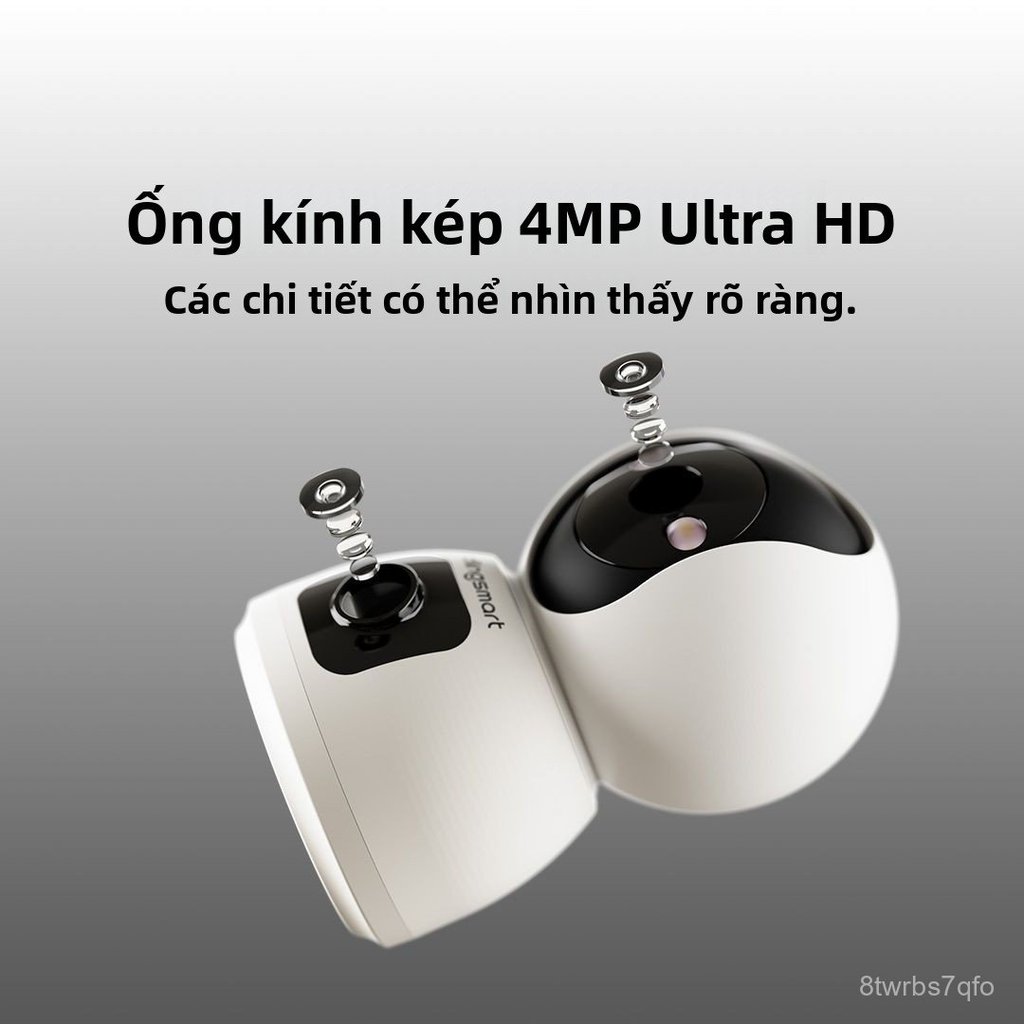 Camera thông minh xoay hai mắt Dingling S8 đàm thoại kết nối Mi Home gia đình giao nhanh