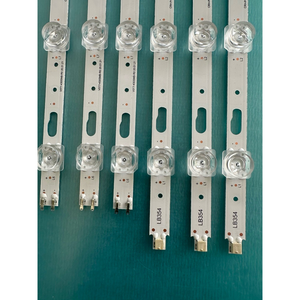 LED Tivi SAMSUNG -43TU7000/ 43TU8100 /43TU8000/43AU7700 (Bộ 6 Thanh( 3A+3B)) LED Mới 100%