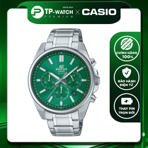 Đồng hồ nam dây thép Casio Edifice EFV-650D-3AVUDF Chống nước 100m | Edifice EFV-650D-3A