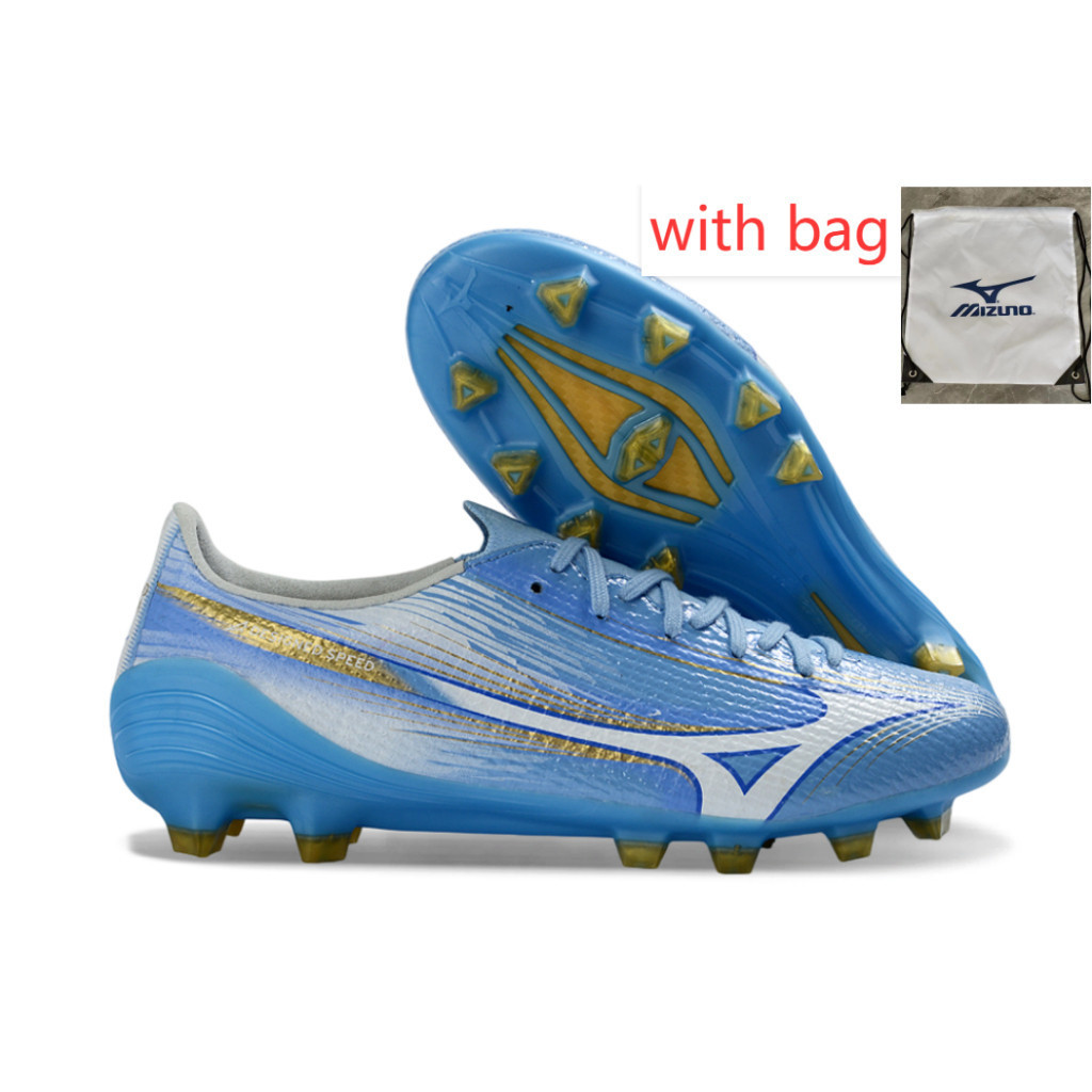 Mizuno Alpha 3 Sản xuất tại Nhật Bản FG Mizuno MORELIA NEO III PRO FG Giày bóng đá FG dệt kim màu đe