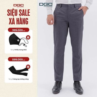 Quần âu dáng suông DGC - chất liệu mềm mại, thoảng mát - SQTBC03M