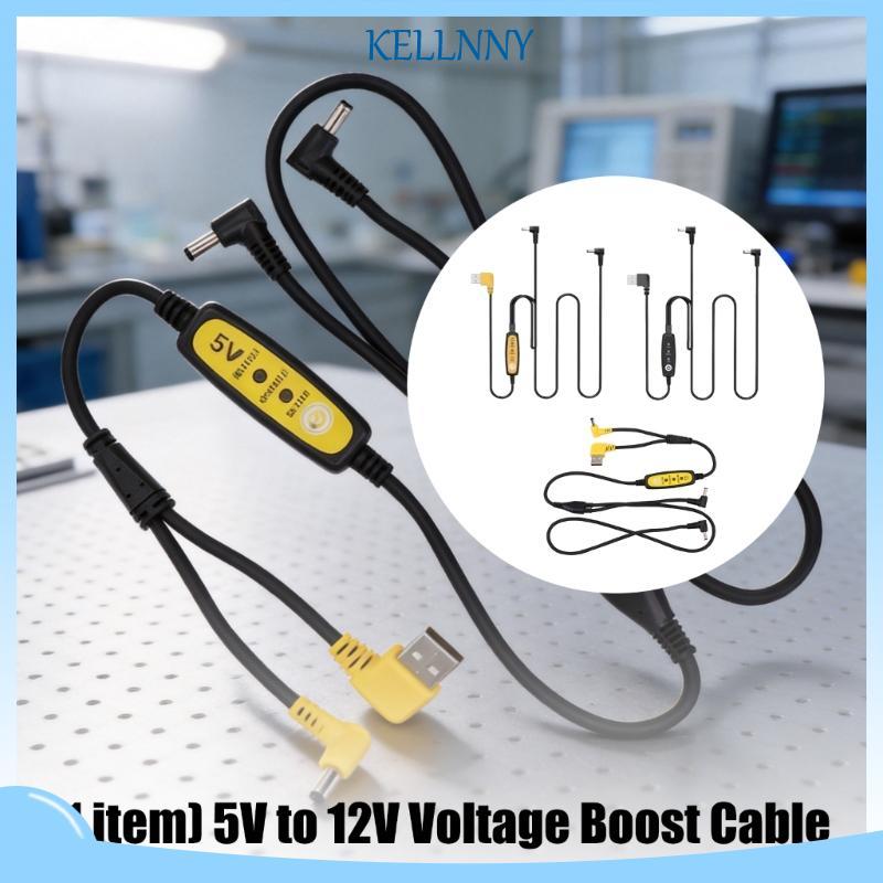 Cáp USB Kelnny 5V Boost sang 12V Bộ chuyển đổi điện áp USB Power Boost Line Step Up Boost Sạc sạc ng