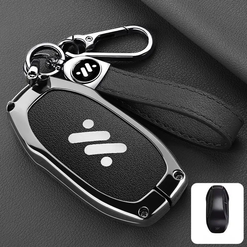 Khung Hợp Kim Kẽm Từ Xa + Bao Da Chìa Khóa Ô Tô Dành Cho MG IM6 IM5 L7 LS6 LS7 L6 IM6 MG IM6 IM5 L7P